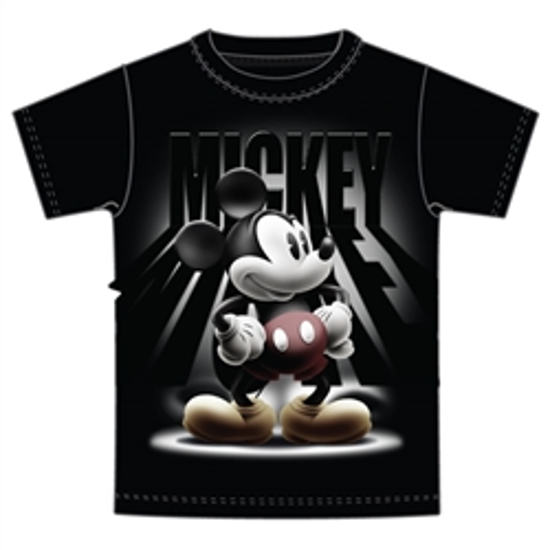 Picture of Adult Unisex T-Shirt Spotlight Mickey Black