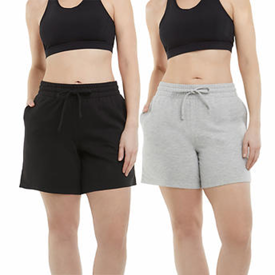 Danskin Ladies' Soft Active Short, 2-pack