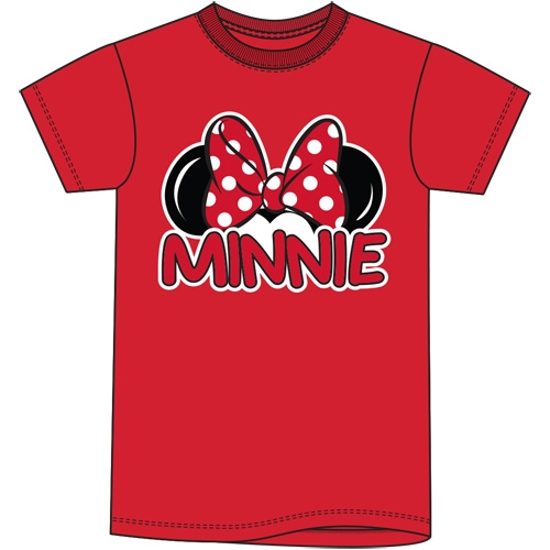 Picture of Disney Minnie Mouse Signature Ears Women's Family T-Shirt Red Large
