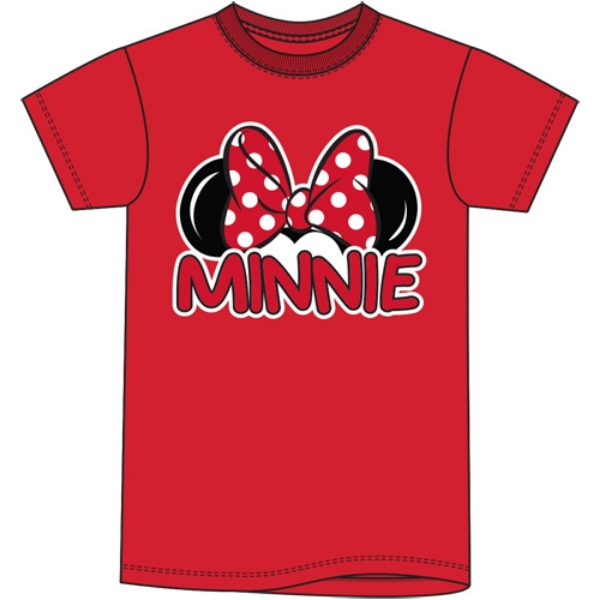 Picture of Disney Minnie Mouse Signature Ears Women's Family T-Shirt Red Large
