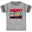 Picture of Youth Boys Stripe Sleeve Cool Mickey Tee White Red