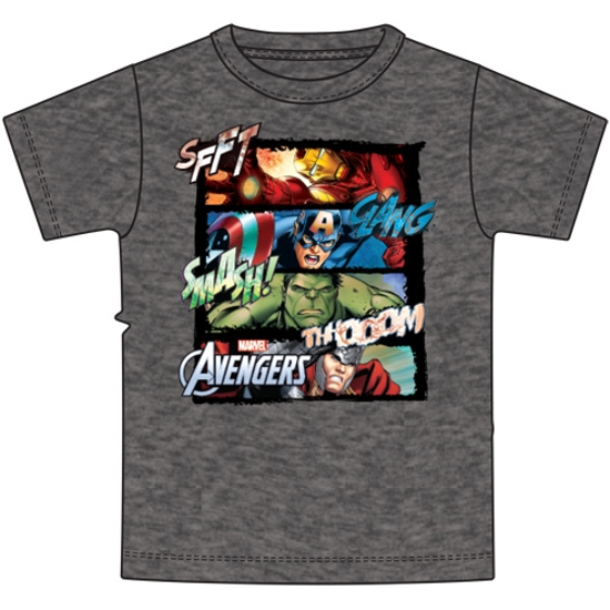 Picture of Marvel Avenger  4 Square Group Grey Heather No Name drop