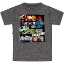 Picture of Marvel Avenger  4 Square Group Grey Heather No Name drop