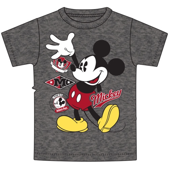 Picture of Youth Boys Tee Hi Mickey Black Heather
