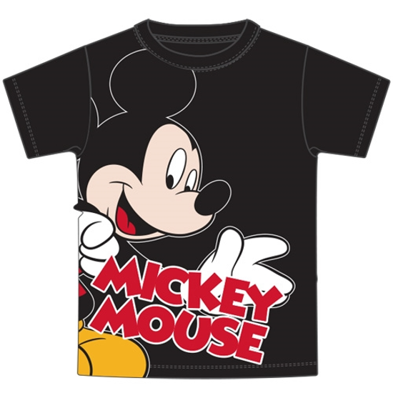 Picture of Youth Boys Tee Look Out Mickey Mouse Black