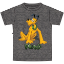 Picture of Youth Boys Tee Mad Pluto Black Heather