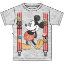 Picture of Youth Boys Tee Mickey Suspenders Gray