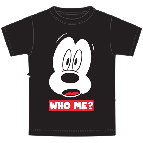 Picture of Youth Boys Tee Who Me Mickey Black