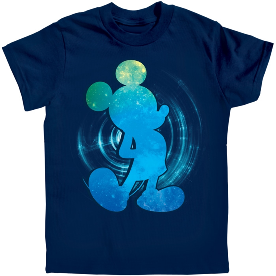 Picture of Youth T-Shirt Galactic Mickey Navy Blue