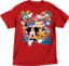 Picture of Youth Tee Shirt Disney USA Mickey Group Red