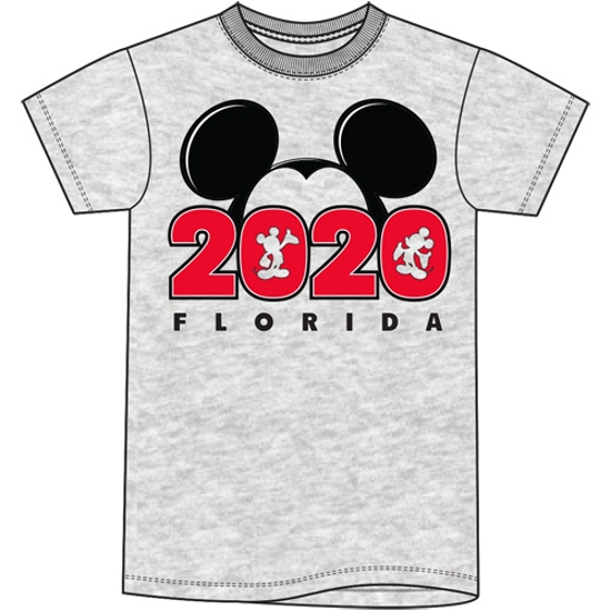 Picture of Youth Unisex T Shirt 2020 Mickey Silo, Gray florida Namedrop