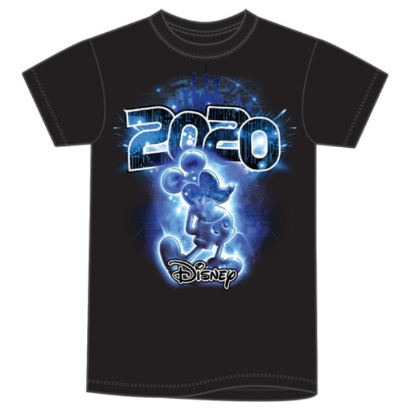 Picture of Youth Unisex T Shirt Glow in the Dark 2020 Electric Mickey Black