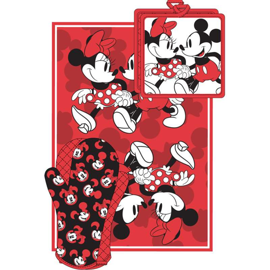 Picture of Mickey Minnie Stroll Red Kitchen Towel Set