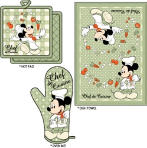 Picture of Disney Mickey Chef Kitchen Towel Set 3 Pieces