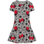 Picture of Youth Minnie Mouse All Over Print Dress Gray XS
