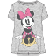 Picture of Youth Girls Fashion Hi Lo Top Cute Minnie Seated Pose Heather Gray
