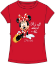 Picture of Youth Girls Fashion Top All About Me Minnie Mouse Red