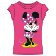Picture of Youth Girls Fashion Top Shy Minnie Bow Pink