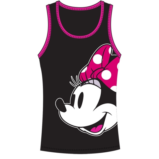 Picture of Junior Tank Top Look At Minnie Black Pink