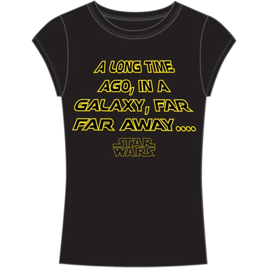 Picture of Junior Fashion Star Wars Long Time Ago Top Black