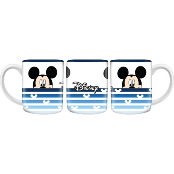 Picture of Mickey Stripes 11oz Ceramic Mug Blue