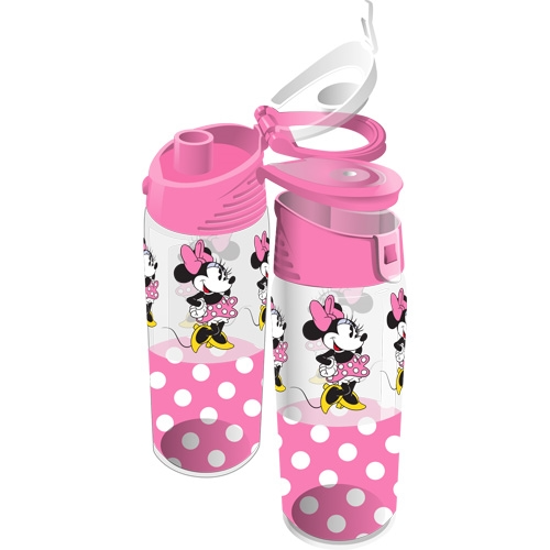 Picture of Minnie Water Bottle Disney Run Around Minnie Mouse Water Bottle - Pink Polka Dot - 18 Ounce