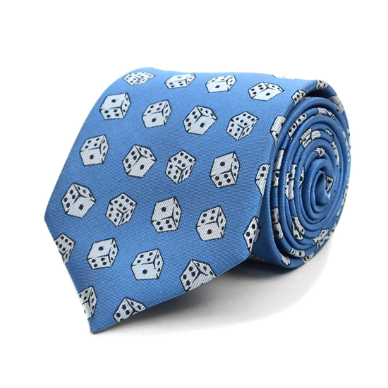 Dice Pattern Novelty Tie
