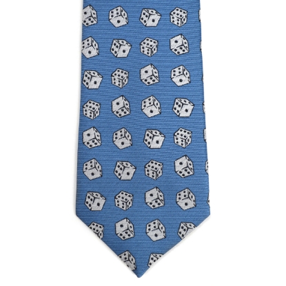 Dice Pattern Novelty Tie