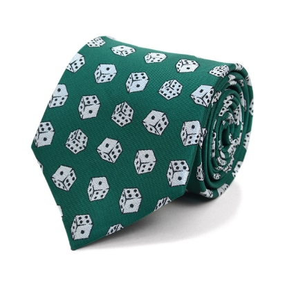 Dice Pattern Novelty Tie