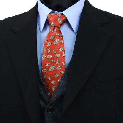 Football Pattern Novelty Tie