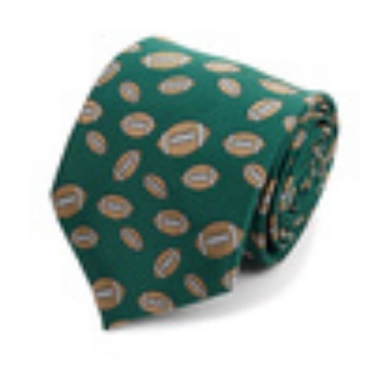 Football Pattern Novelty Tie