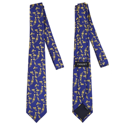 Brass Instruments Novelty Tie