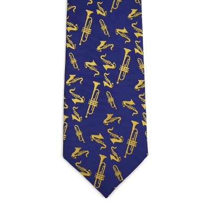 Brass Instruments Novelty Tie