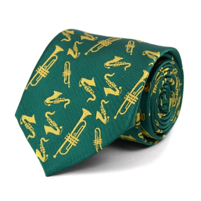Brass Instruments Novelty Tie