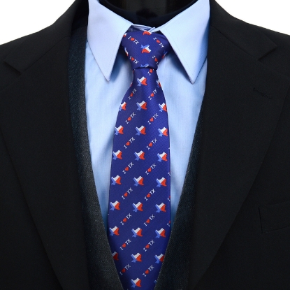 I Love Texas Pattern Novelty Tie