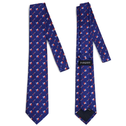 I Love Texas Pattern Novelty Tie