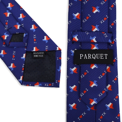 I Love Texas Pattern Novelty Tie