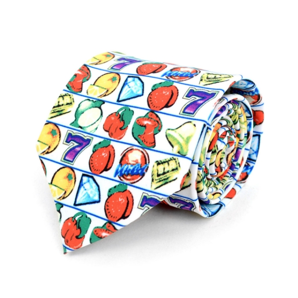 Slot Machine Novelty Tie