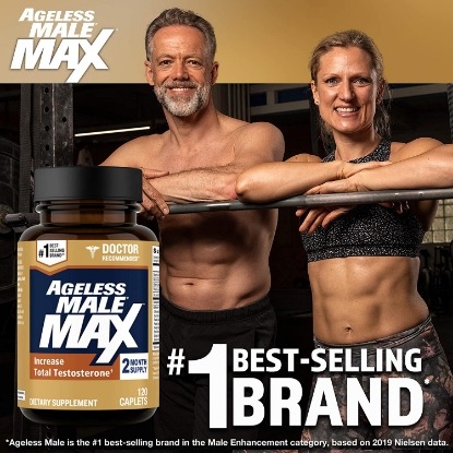 Picture of Ageless Male Max Total Testosterone and Nitric Oxide Booster, 120 ct.