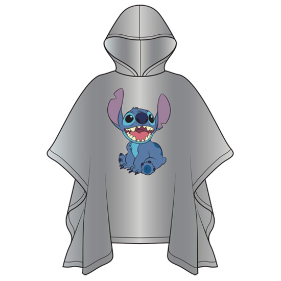 Picture of Disney Adult Happy Stitch Rain Poncho, Clear