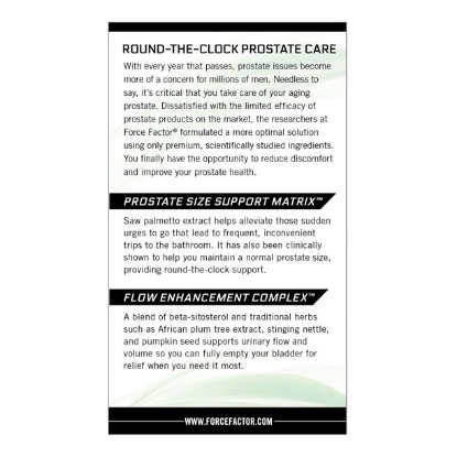 Picture of Force Factor Prostate Support Supplement (120 ct.)