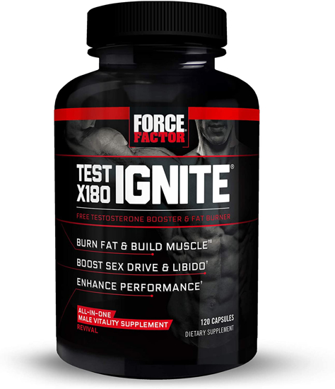 Picture of Force Factor Test X180 Ignite Testosterone Booster 120 ct.