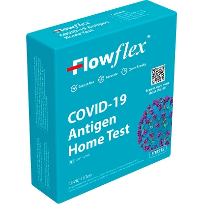Picture of Flowflex at Home Covid Test Kit, 5 Test Pack