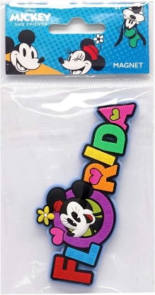 Picture of Disney Minnie Mouse Florida Name drop Soft Touch PVC Magnet