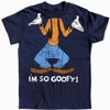 Picture of Disney I'm So Goofy Headless Navy Vintage Look Boys T-Shirt XL
