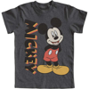Picture of Disney Youth Boys T Shirt Standing Mickey, Black Heather Dark Gray
