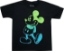 Picture of Disney Youth Kids T-Shirt Painted Mickey Black