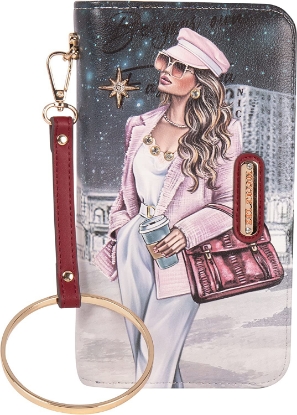 Picture of Nicole Lee Amanda Bifold Wallet with Detachable Wristlet Strap