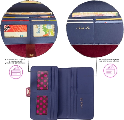 Picture of Nicole Lee Amanda Bifold Wallet with Detachable Wristlet Strap