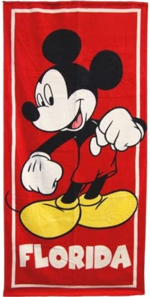 Picture of Disney Classic Mickey Red Beach Towel